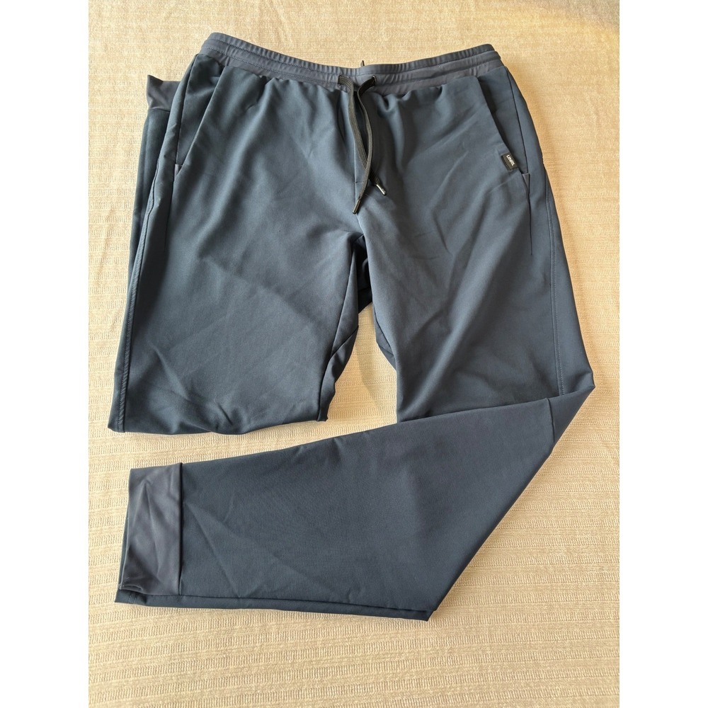 UNRL Apex Pants Mens Large Dark Blue Slate Tapered Athletic Golf Joggers L